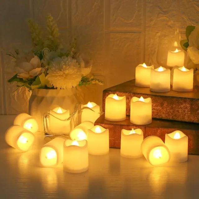 Gifts Electric Led Tea Lamp 24pcs Fake Candle Lamp Flameless Led Candles