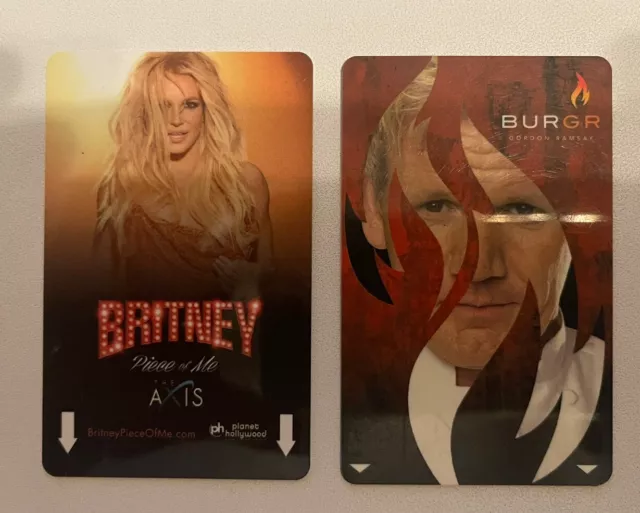 Planet Hollywood PH Las Vegas Britney Spears Gordon Ramsey Hotel Key Rare