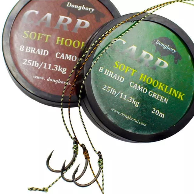 Carp Fishing Line Braided Thread Soft Hook Link Fishing Line Braid Line