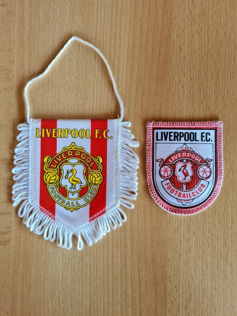 Fanion Liverpool FC 9x11cm – Wimpel / Banderin Club Anglais, Petit Format