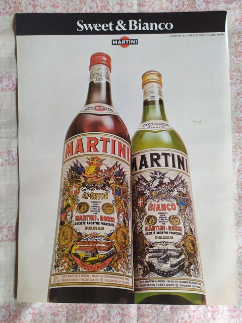 Pubblicità 1970 MARTINI 28x20 Cm Advertising Werbung Clipping Ad