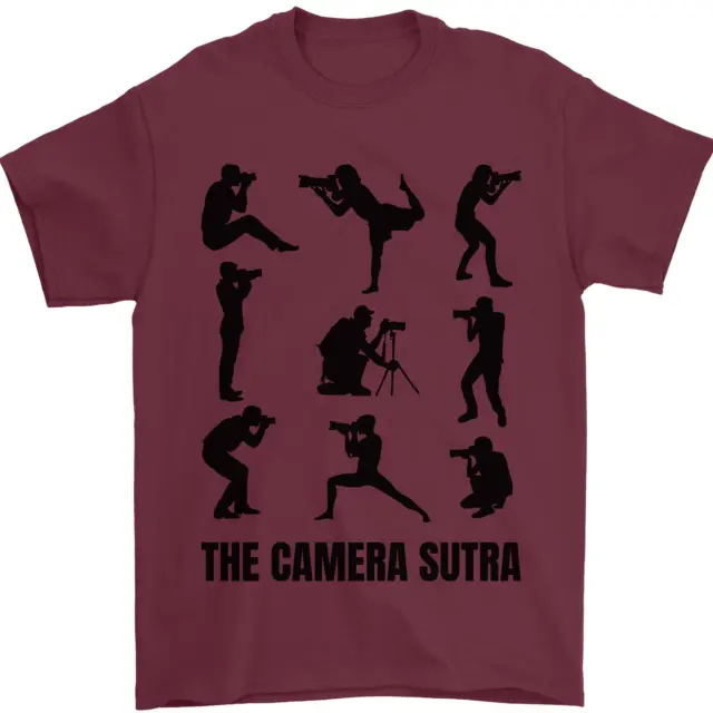 Camera Sutra Funny Photographer Photography Mens T-Shirt 100% Cotton