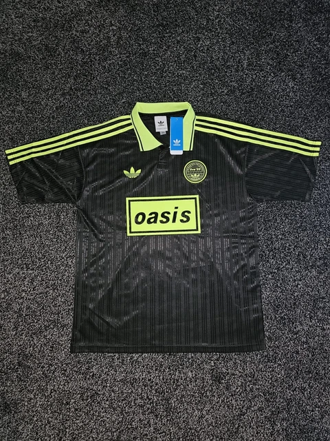 adidas x Oasis Live'25 Football Shirt XL ADIDAS OASIS JERSEY BLACK