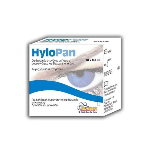 HyloPan Augentropfen mit Hyaluronsäure 20x5ml