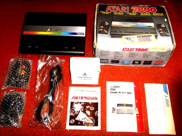 Console Atari 7800 Neuve En Boîte - Câbles Scellés - Occasion