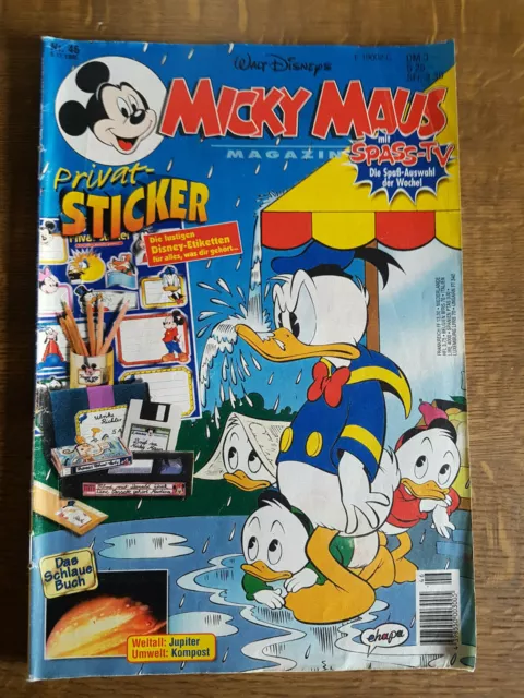 Micky Maus Comicheft  Nr.46 1995 mit Lego-System Werbecomic