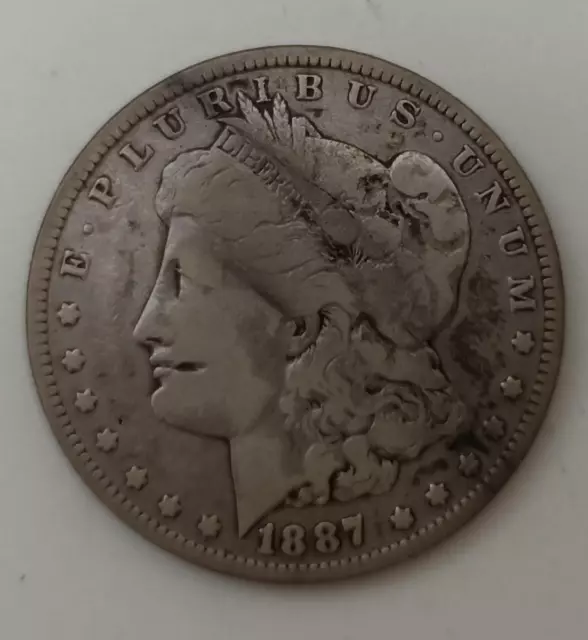 Cb- Moneta 1 Dollaro Argento Morgan Zecca O Stati Uniti Usa 1887 - Gtts28