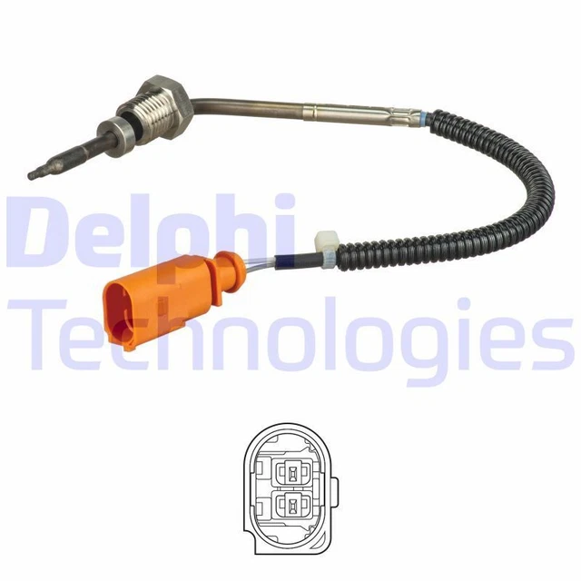Sensore Temperatura Gas di Scarico Delphi Ts30146 per Audi Q5 + Van + A4 + Avant + A5 07-17