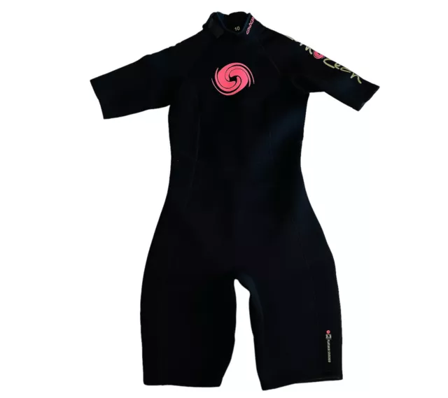 Comocean 2.2 womens size 10 Wetsuit Springsuit Black