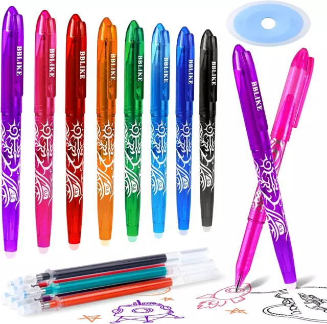 24 Colori Penne Glitterate Colorate, Pennarelli a Doppia Linea, Penne  Colorate Glitter Marcatori per Disegno Artistico, Fare Biglietti di Auguri