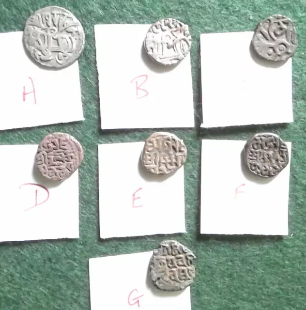 MEDIEVAL INDIA, various Hindu Jitals, silver, billon and copper, details below