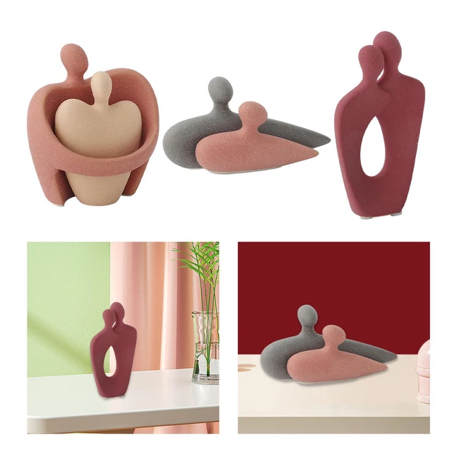 Couples Statue Sculpture Couple Figurine Amoureux Cadeaux Figure pour Centre