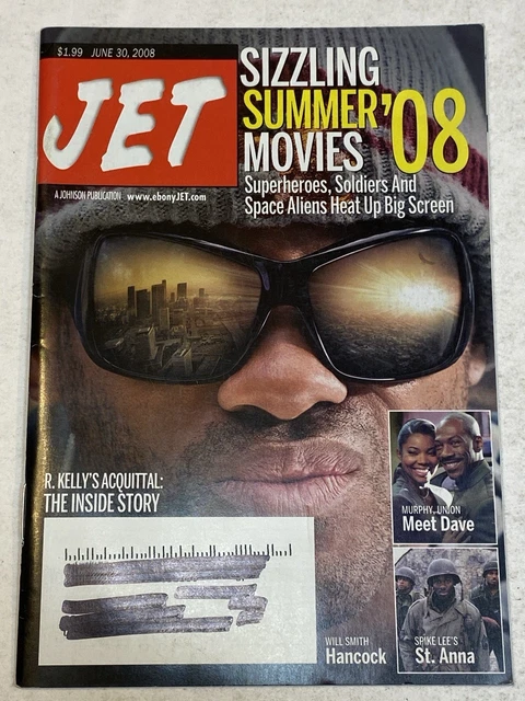JET MAGAZINE JUN 30 2008 R Kelly Will Smith Spike Lee Eddie Murph ...