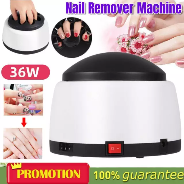 Nail Gel Polish Remover Machine 36W 220V Steam Off Gel Nail Steamer tools Lot UK