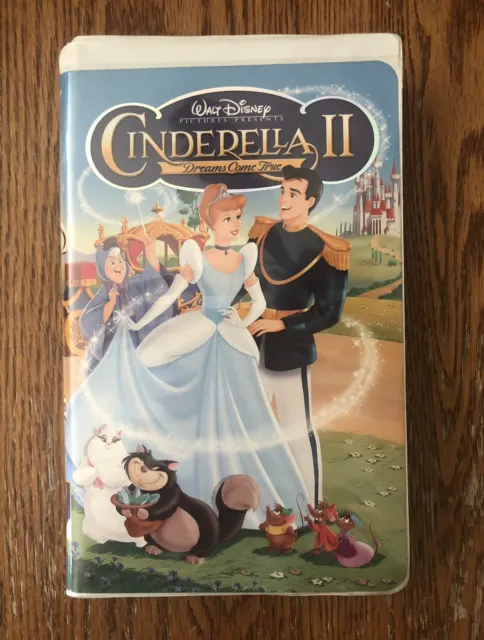 Walt Disney Cinderella II Dreams Come True VHS Clamshell Cinderella 2