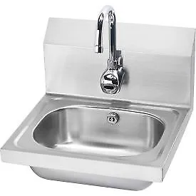 Krowne HS-11 16" Wide Hand Sink with Electronic Faucet, Electronic Sensor Krowne