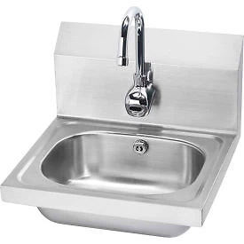 Krowne HS-11 16" Wide Hand Sink with Electronic Faucet, Electronic Sensor Krowne