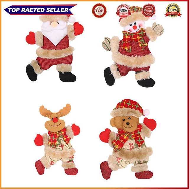 Christmas Ornaments Santa Claus Snowman Elk Tree Pendant Doll Hanging Decoration