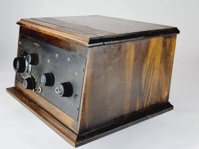 Vintage Crosley Radio Model 52 (52-S), Slant Face, Regenerative Receiver (1924)