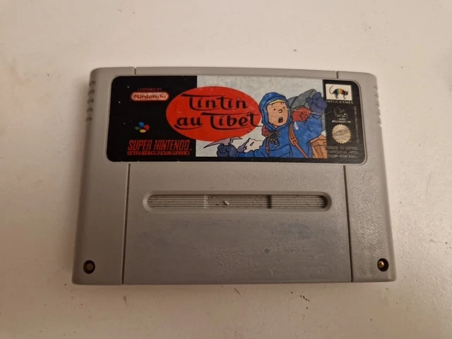 TINTIN AU TIBET Complet Super Nintendo Snes Francais Fah EUR 90,00