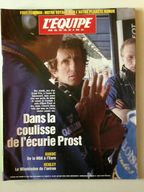 Collector L'Equipe Magazine Grand Format Dossier F1 Championnat Du