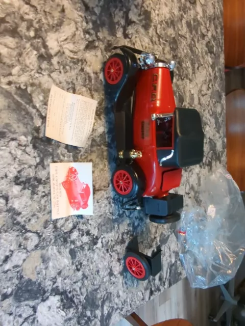 original box with insert Jim Beam 1928 Ford Fire Chief Car Decanter
