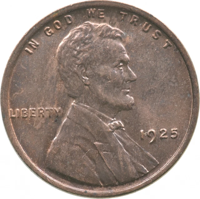 Better 1925 US Lincoln Wheat Cent Penny Coin Collection Lot Set Break *463