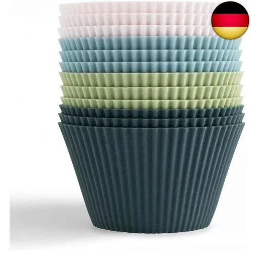 Cupcake-Formen, Muffinformen aus Silikon Backform Standard Silikonformen für