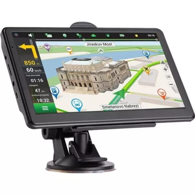 GPS Voiture Écran Tactile 7 Pouces pour Info Trafic et Navigation en 2 Modes