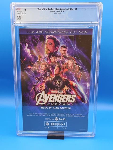War of the Realms: New Agents of Atlas #1 CGC 9.8! 2nd Printing 3