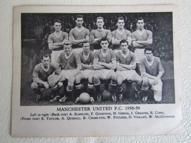 Fleetway Publikationen Fußballmannschaften 1958 1959 Karten Varianten (ef1)