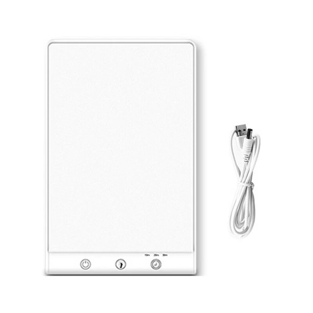 1SET LIGHT THERAPY Lamp Dimmable Night Light UV for Home/Travelling