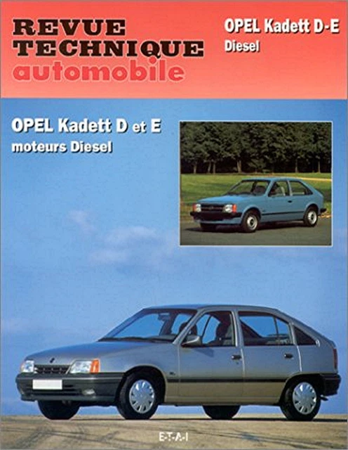 E,T,A,I - Revue Technique Automobile 084,3 - OPEL COMBO -KADETT- I - D - 81 à 93