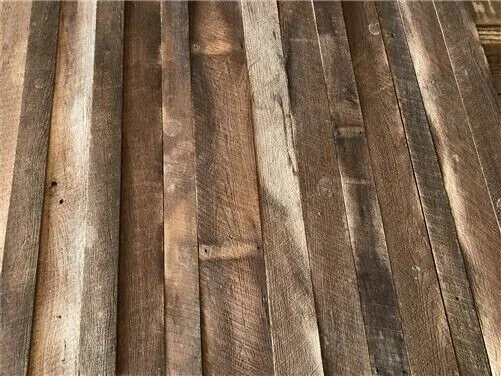 1 By Reclaimed Oak Barn Wood Boards, Solid Oak Lumber Planks Panels Unfinished