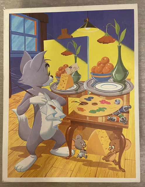 1971 VINTAGE TOM and Jerry Whitman Jigsaw Puzzle with Tuffy Mouse ...