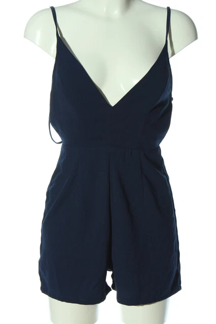 GLAMOROUS tuta corta donna taglia DE 38 Blu Elegante