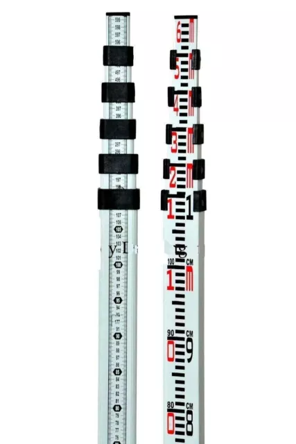 Staff Leveling Level W/ Cover 6 m 6 Fold Quality Levelling Levels Section Survey