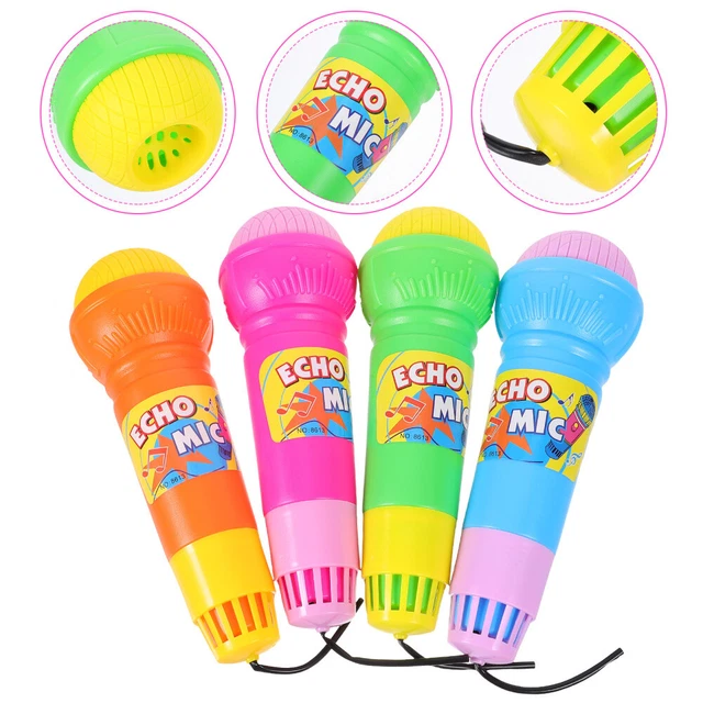 4 Pcs Partyzubehör Karaoke-Spielzeug Kind Puzzle Spielzeugmikrofon