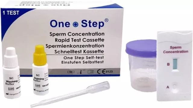 3 x One+Step Fruchtbarkeitstest für Männer - Spermatest Spermien Test - Angebot