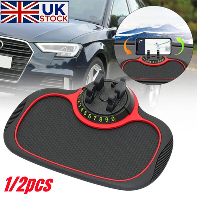 Car Stand Anti Skid Pad Non Slip Dashboard Mount Mat Number Parking Phone Holder