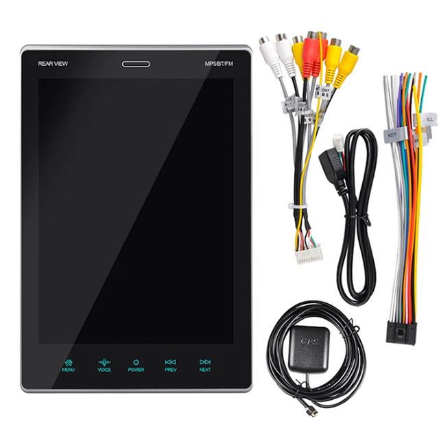 9.5" Double 2Din Android 9.0 Car Stereo GPS Navi Radio HD FM Touch Screen Player