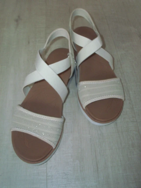 NUOVI SANDALI SKECHERS Bobs solette in memory foam taglia UK 4
