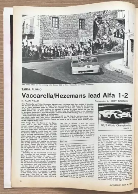 AUTOSPORT Magazine 20 MAY 1971 SILVERSTONE Ferrari Dino Road Tested 3