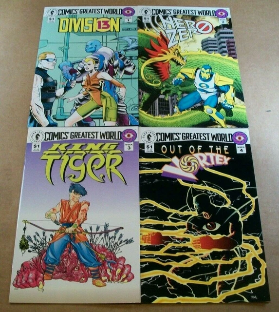 Comics' Greatest World: Vortex ~ #1-4 Complete Set/Run (Dark Horse 1993) ~ NM