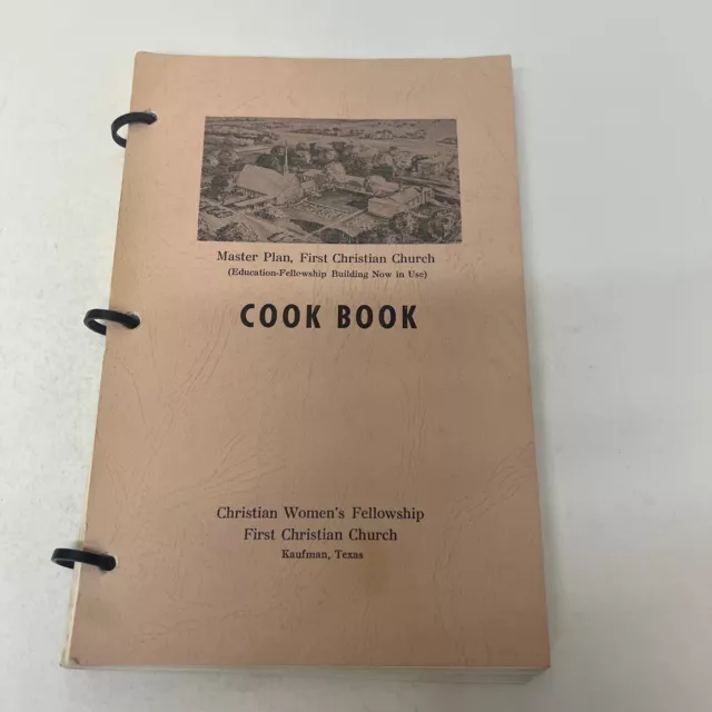 Cook Book Cookbook Paperback Christian Women's Fellowship First Christian Church