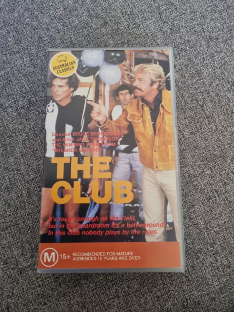 The Club VHS Movie Video Cassette Tape BRAND NEW SEALED RARE AUSTRALIAN CLASSIC