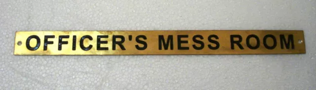 Marine BRASS Door Sign - Door Plaque - ENGRAVING - Boat / Nautical / Nautical