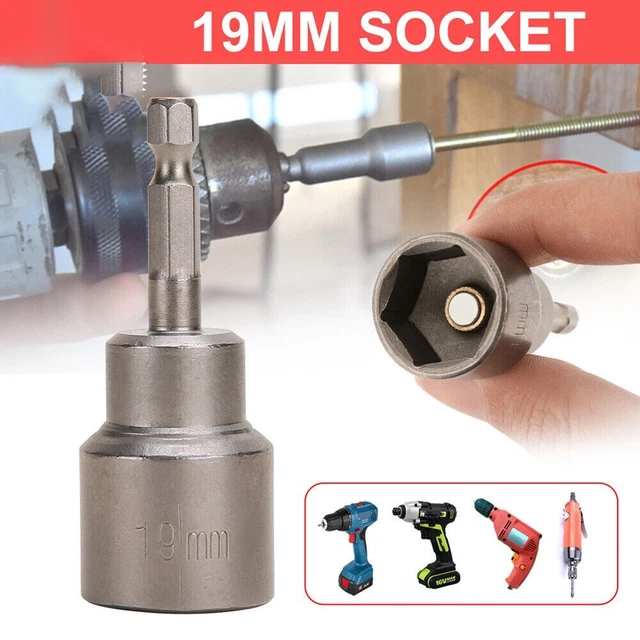Rallonge Avec Douille 19mm Pour Visseuse Sans Fil - Manivelle Pour Stabilisateur De Caravane Ou Camping-car