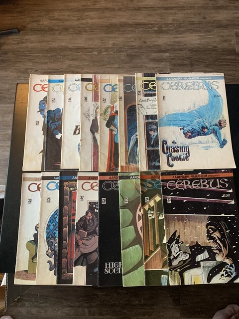 Cerebus Huge Lot Of 91. 23-299 Aardvark 1980. Jam, Swords, True North. Dave Sims