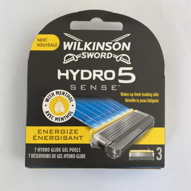 Lames De Rasoir Wilkinson Sword Hydro 5 Sense Energize 3x Pack